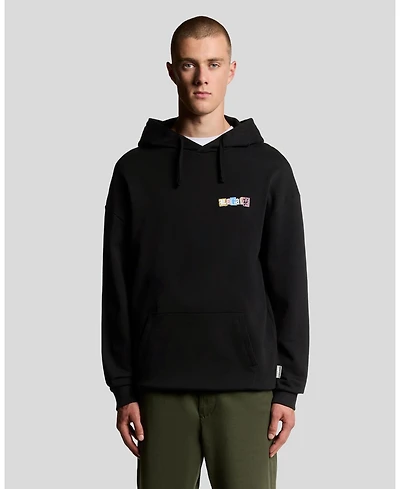 Lyle & Scott Men's Bold Letters Long Sleeve Graphic Hoodie