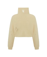 Pcfg Women's Cotton Destroyed High-Neck Sweatshirt