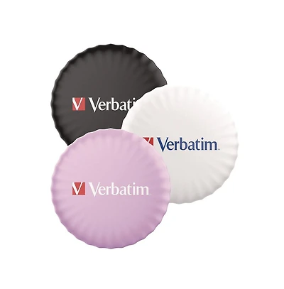 Verbatim 32135 My Finder Bluetooth Coin Tracker for Apple iOS - Black/Purple/White (3/Pack)