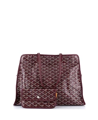 Pre-Owned Goyard Pm Hardy Pet Carrier Coated Canvas