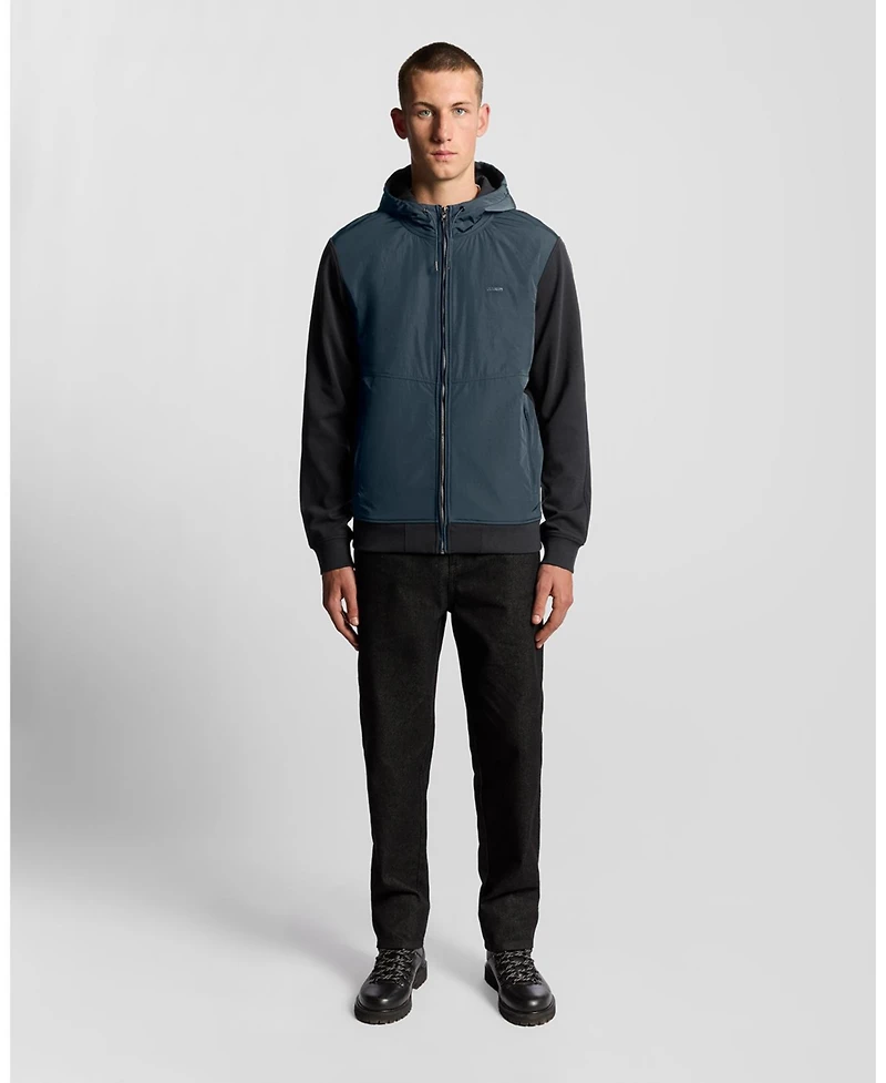 Lyle & Scott Men's Half Raglan Hybrid Hoodie