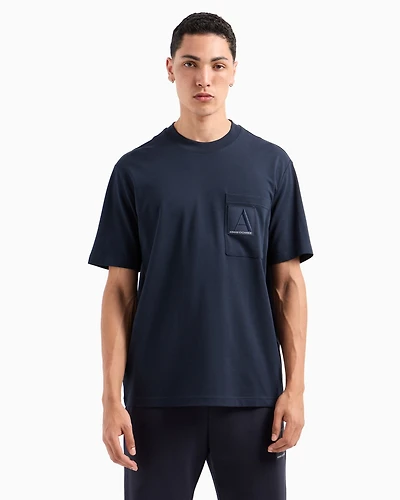 A|X Armani Exchange Men's Loose-Fit Limited Edition Logo Pocket T-Shirt
