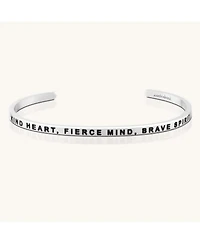 Mantra Kind Heart Fierce Mind Brave Spirit Bracelets