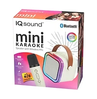 Supersonic Mini Bluetooth Rgb Karaoke Speaker with Wireless Microphone - Sahara