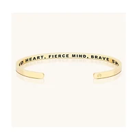 Mantra Kind Heart Fierce Mind Brave Spirit Bracelets / Original