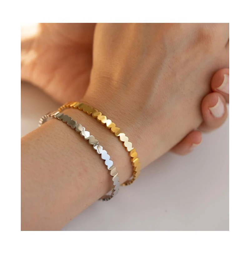 Mantra Ily Heart Bracelet Silver / Adult