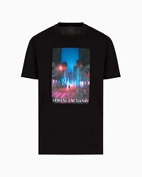 A|X Armani Exchange Men's City Nights Logo Graphic T-Shirt