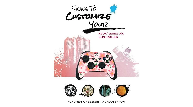 Microsoft Xbox Wireless Controller + Usb-c Cable with MightySkins Custom Skin Code Bundle - Carbon Black