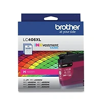 Brother LC406XLMS INKvestment 5,000 Page-Yield High-Yield Ink - Magenta