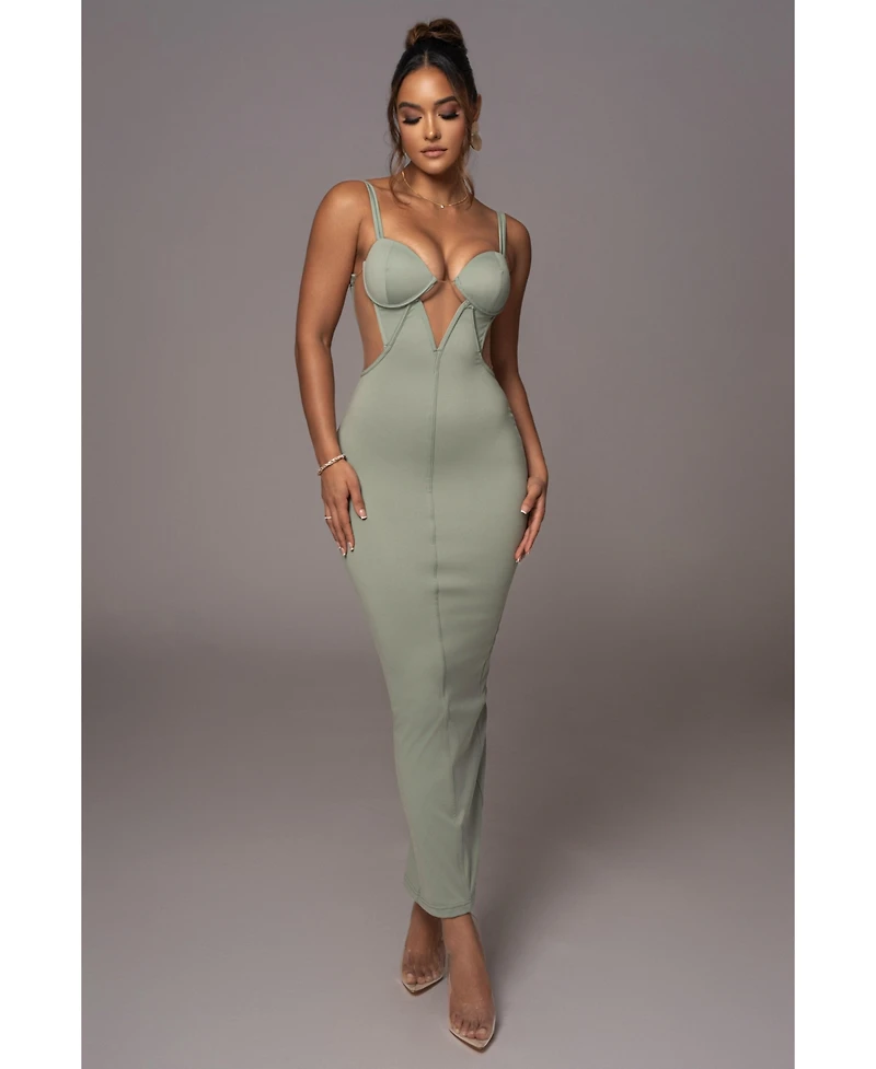 Jluxlabel Women's Enchantment Bustier Maxi Dress