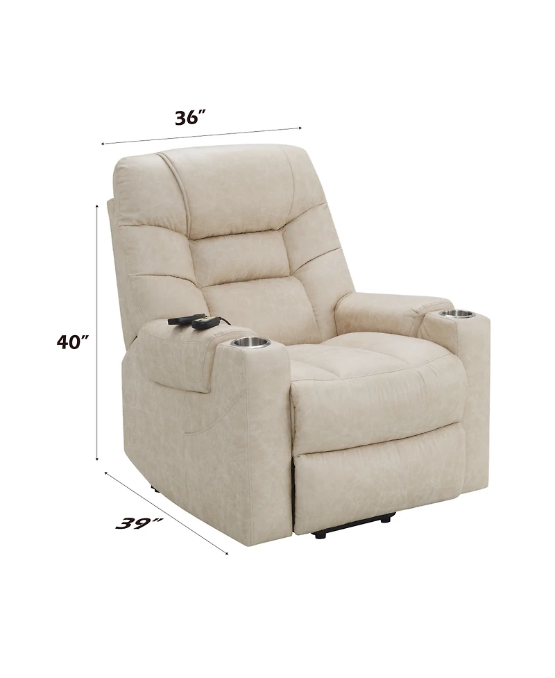 Sumyeg Power Lift Recliner with Heating and Massage