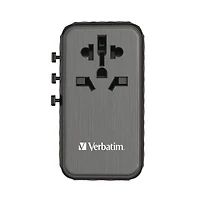 Verbatim 32121 Uta-06 Gan Iii 2-usb-a/2-usb-c/Quick Charge 4plus Universal Travel Adapter