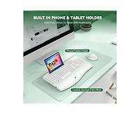 risokeys Wireless Keyboard & Mouse Combo – Full-size, cushioned palm rest