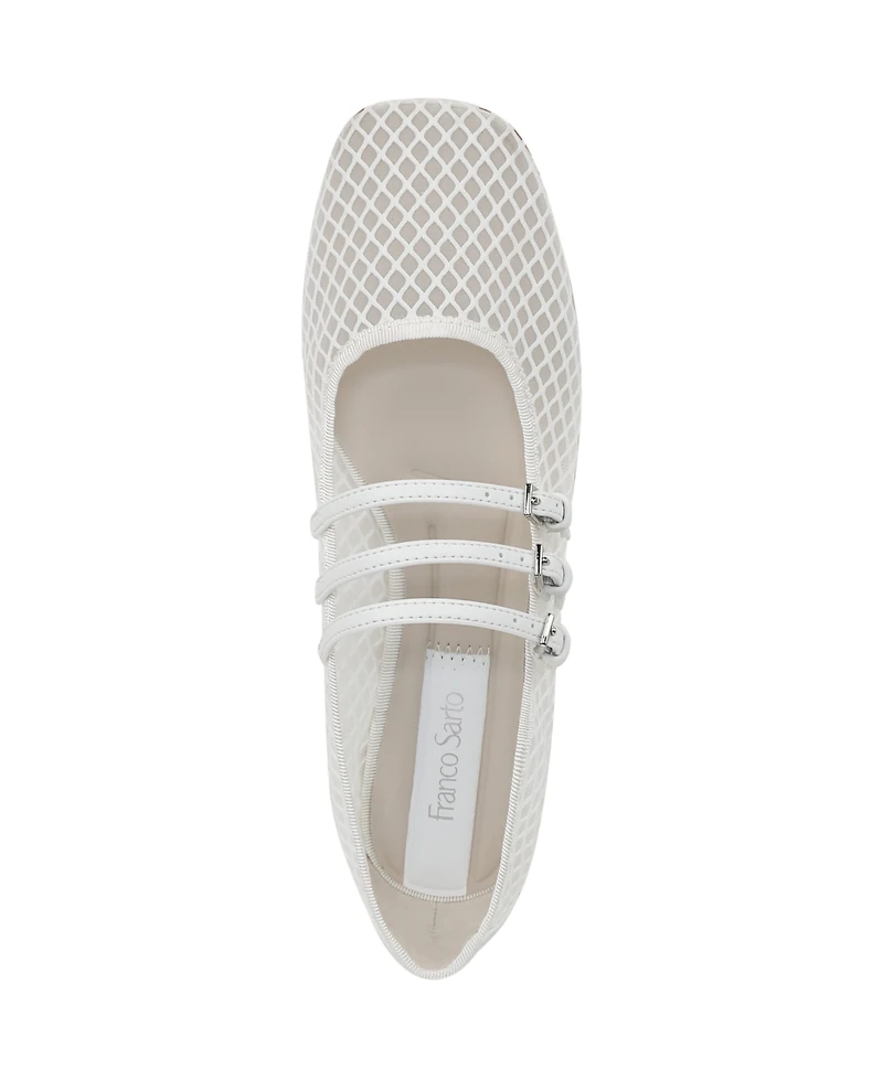 Franco Sarto Women's Tatum Square Toe Mary Jane Flats