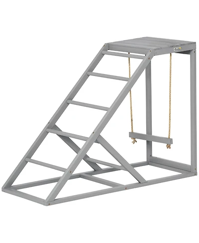 PawHut Chicken Activity Play Chicken Coop Toy Hen Accessory w/ Platform