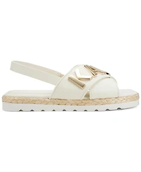 Karl Lagerfeld Paris Charla Flat Espadrille Sandals
