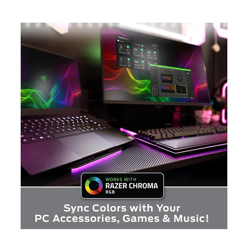 Monster Cable 12 Ft Two-Sided Multi-Position Indoor Sconce Smart Lights