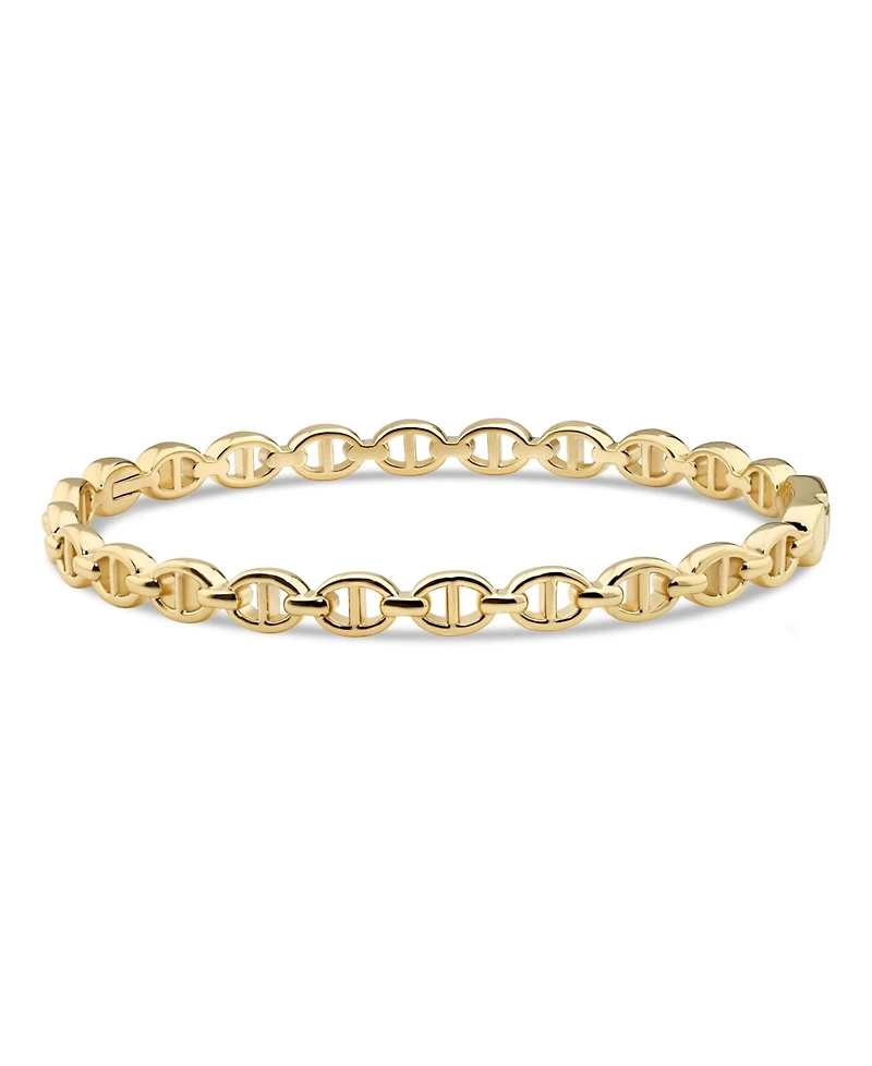 Devata Mariner Anchor Bangle Bracelet in Sterling Silver