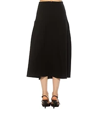 Alexia Admor Women's Eres Flared Midi Skirt With Front Detail