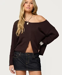 Edikted Women's Moyra Off Shoulder Knit Top