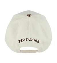Trafalgar Men's 's 5 Panel Corduroy Baseball Hat with Plaid Brim