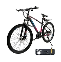 Artudatech 27.5-Inch 21-Speed Mountain Bike with Lightweight Magnesium Alloy Wheels & Dual Disc Brakes for Agile Riding