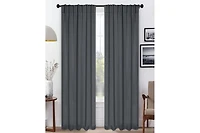 Superior Solid Classic Modern Blackout Curtain Set ,42" x 108" (Set of 2)