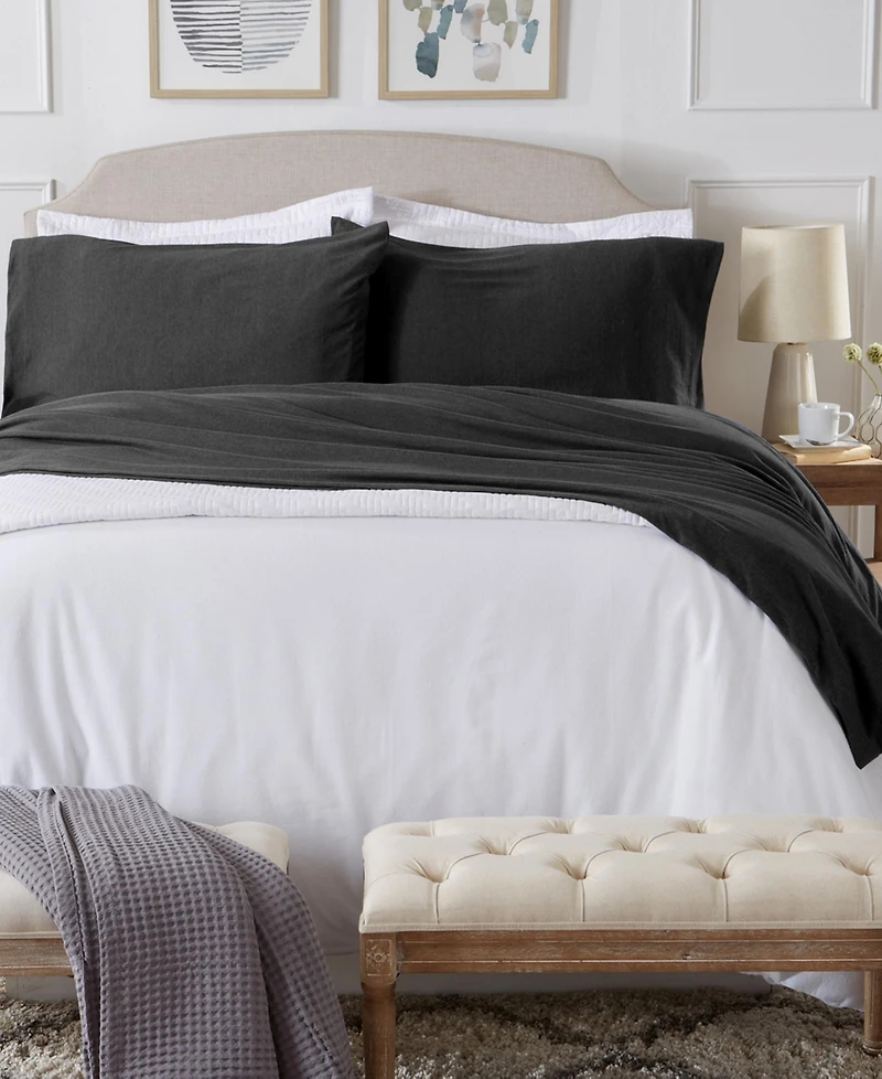 Linery & Co. Cotton T-Shirt Jersey Knit Sheet Set