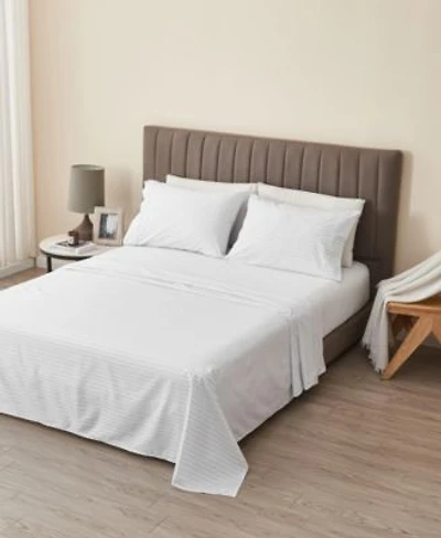 Linery Co. Ultra Soft Brushed Microfiber Striped Sheet Set