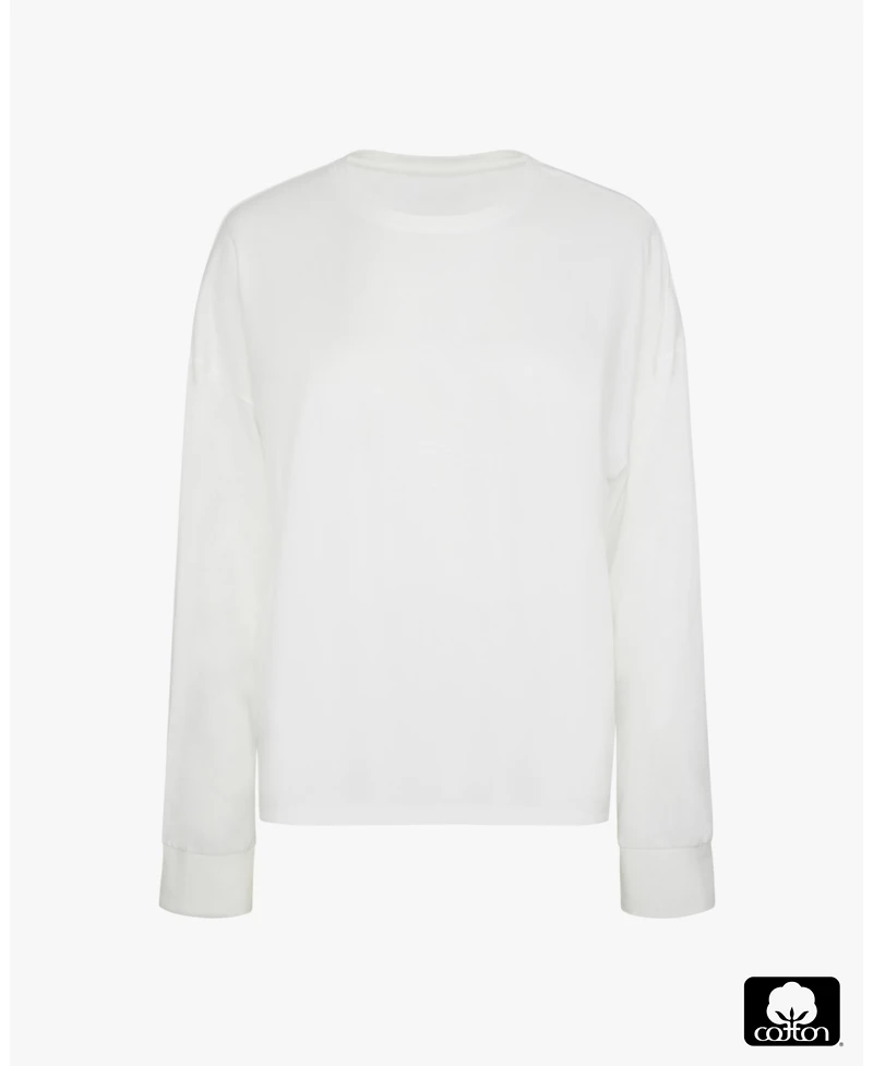 WeWoreWhat Women's Boxy Long Sleeve Tee