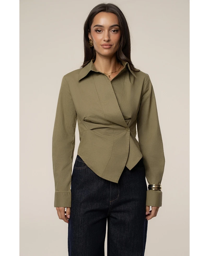 Jluxlabel Women's Sculpt And Form Blouse