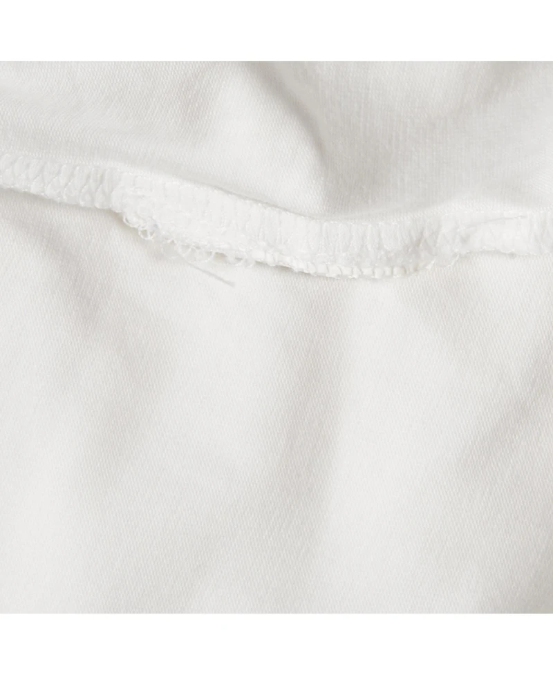 Pre-Owned Love Moschino Women's Logo Rhinestone Jersey Long Sleeve T-Shirt