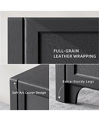 Sugift 3-tier Console Table with Storage Shelves