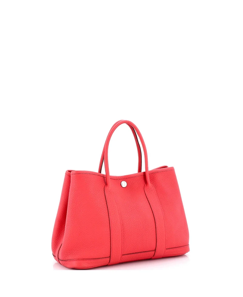 Pre-Owned Hermes 30 Garden Party Tote Leather