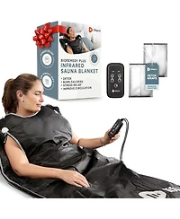 LifePro Sauna Blanket for Detoxification - Portable Far Infrared Home Detox Calm Your Body and Mind (Regular Pink)