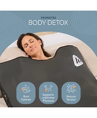 LifePro RejuvaWrap Infrared Sauna Blanket with Adjustable Heat Settings for Detox, Relaxation & Muscle Recovery