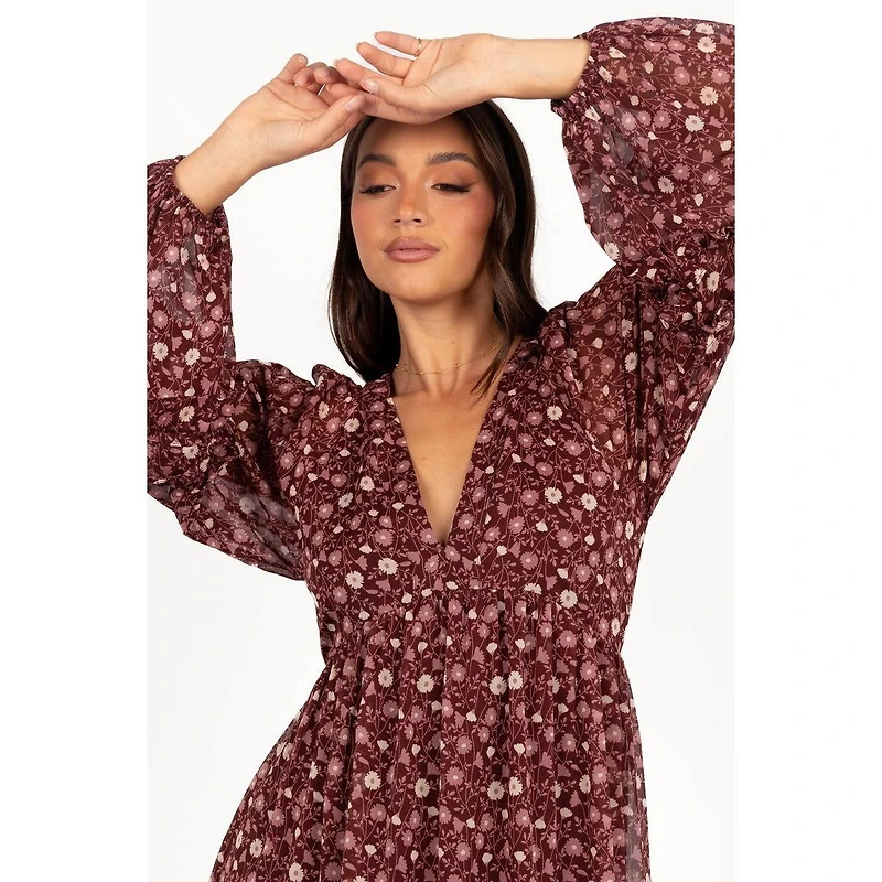 Petal and Pup Women's Evian Long Sleeve Maxi Dress