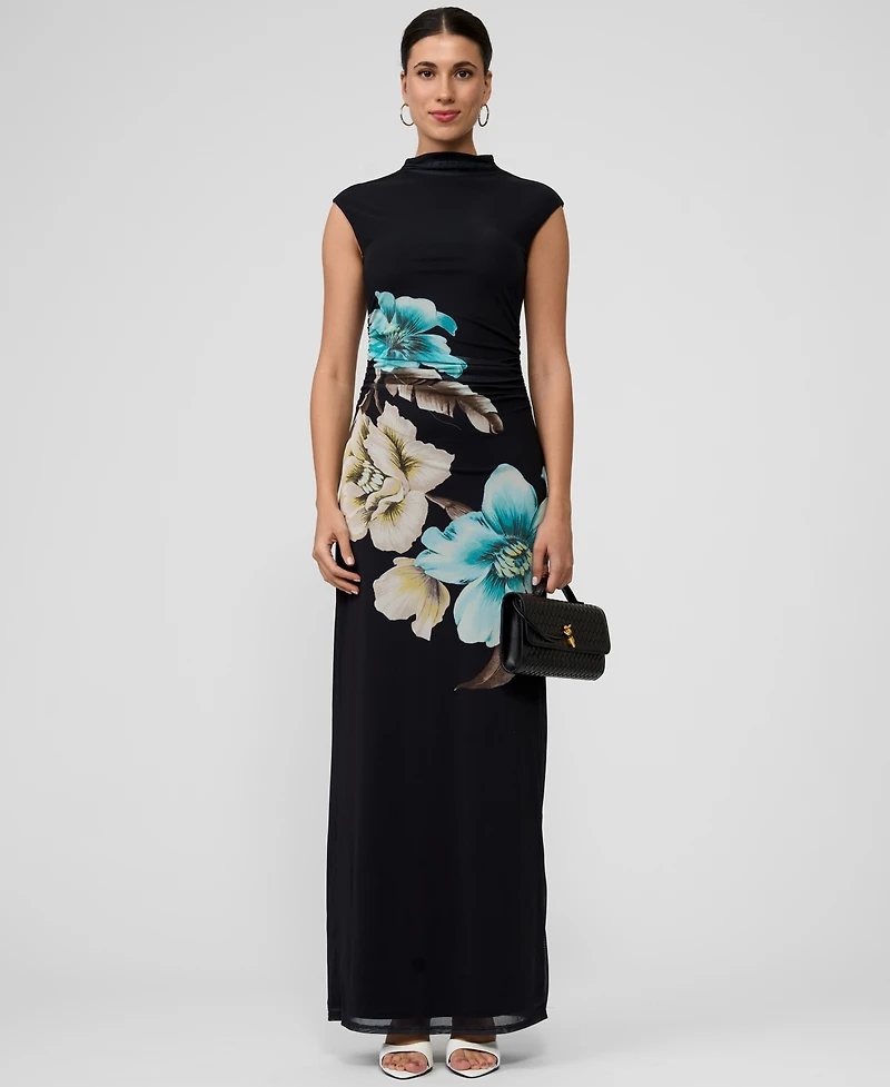 Rachel Rachel Roy Women's Nina Mock-Neck Mesh Dress