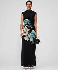 Rachel Rachel Roy Women's Nina Mock-Neck Mesh Dress