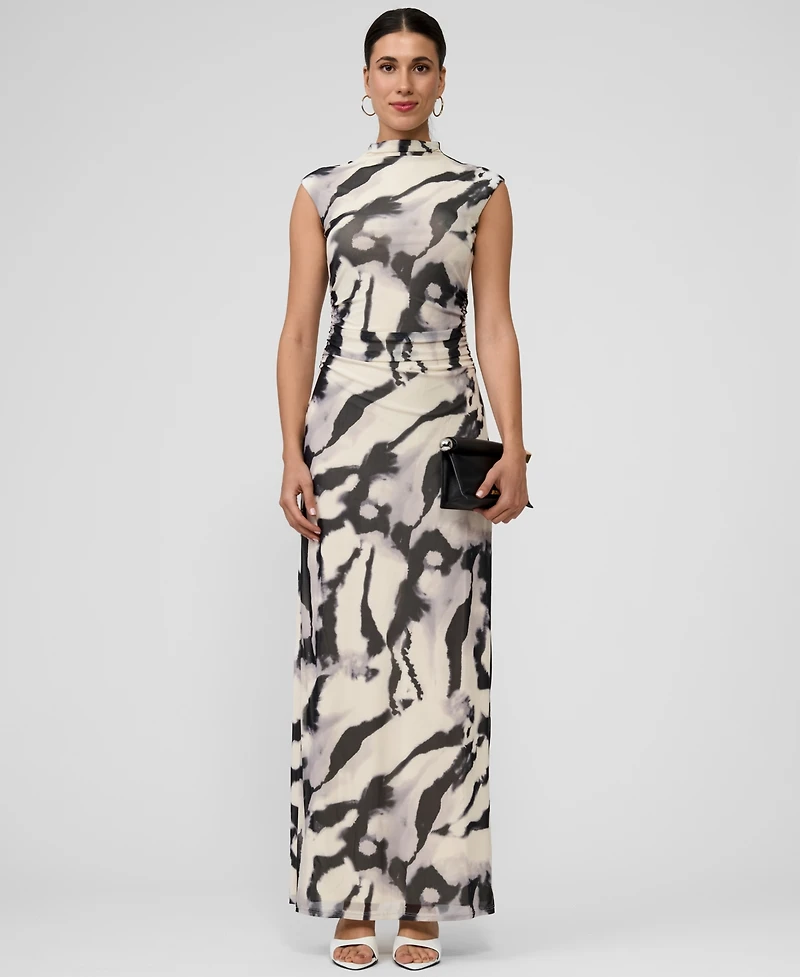 Rachel Roy Women's Nina Mock-Neck Mesh Dress