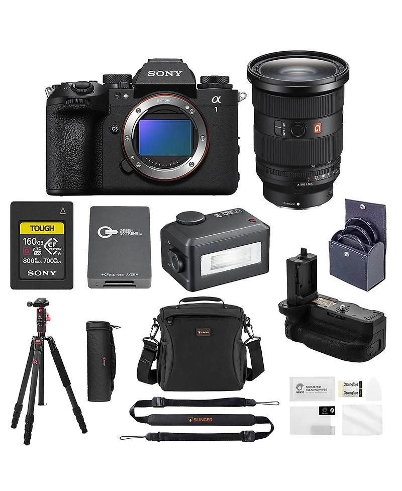 Sony a1 Ii Mirrorless Camera, Bundle with Fe 24-70mm f/2.8 Gm Ii Standard Zoom Lens, 160GB Memory Card.