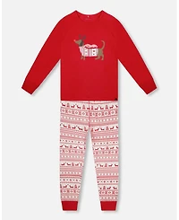 Deux par Women's Cotton Two-Piece Pajamas Fairisle - Adult