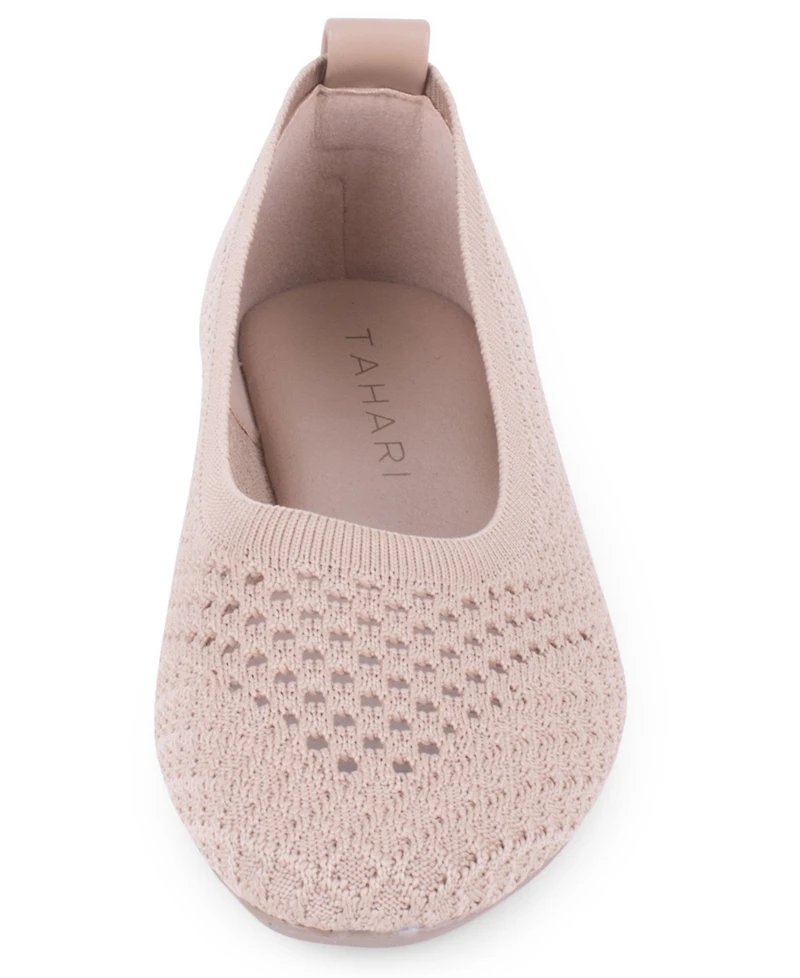 Tahari Women's Oslo Slip-On Ballet Flats