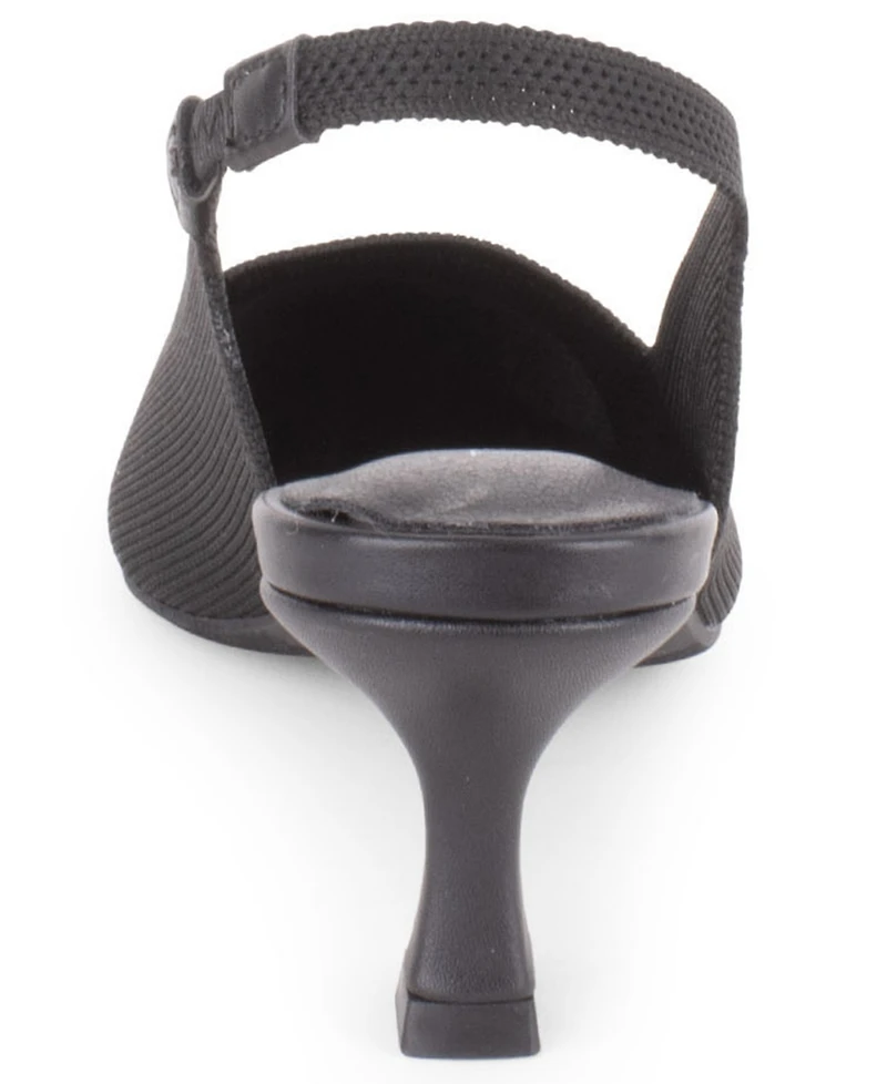 Tahari Women's Zurich Kitten Heel Slingback Pumps