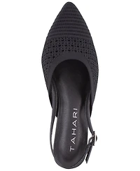 Tahari Women's Palermo Slingback Buckle Pumps