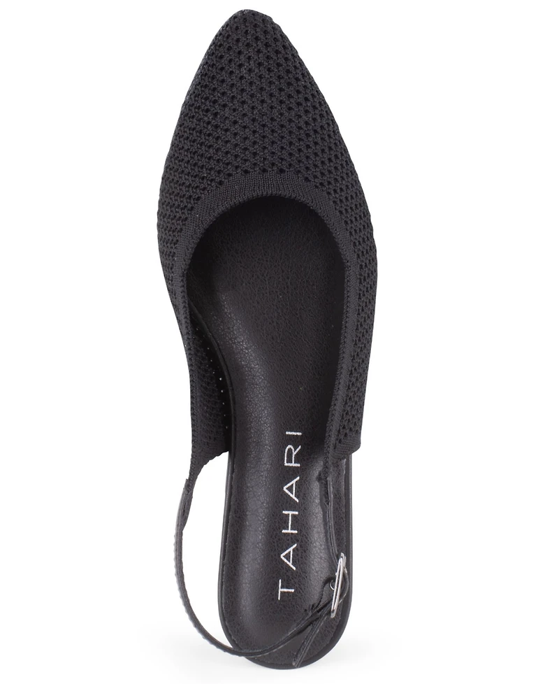 Tahari Women's Galway Slingback Buckle Pumps