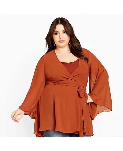 City Chic Plus Size Fleetwood Tunic