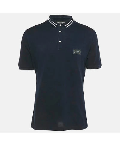 Pre-Owned Dolce & Gabbana Men's Cotton Polo T-Shirt