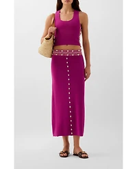Scalpers Women's Shell Knit Skirt