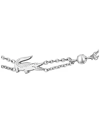 Lacoste Women's Crocodile Double Chain Bracelet